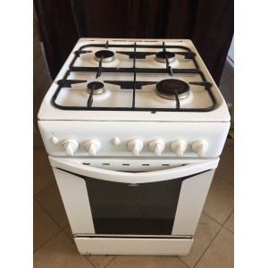 Használt Indesit K3G21S(W)/R gáztűzhely [H2607] 