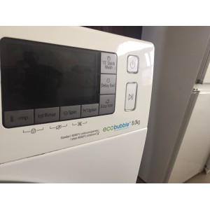 Használt Samsung WF80F5E5W4W elöltöltős mosógép [H3138] 