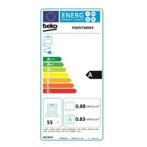 BEKO FSM57300GW Kerámialapos tűzhely