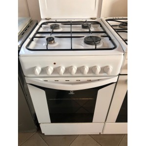 Használt Indesit K3G51SA(W) kombinált tűzhely [H5335] 