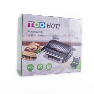 TOO CG-403B-1500W fekete kontakt grill 