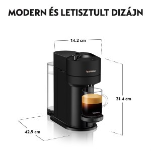 DeLonghi Nespresso ENV 120.BM Vertuo Next matt fekete kapszulás kávéfőző