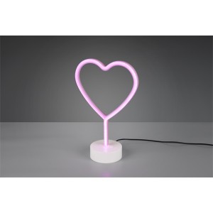 TRIO R55210101 Heart 30,5 cm USB asztali lámpa 