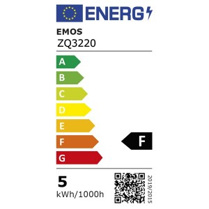 Emos ZQ3220 CLASSIC 6W E14 470 lumen meleg fehér LED gyertya izzó 