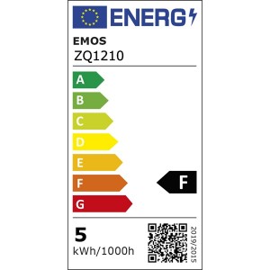 Emos ZQ1210 CLASSIC 4W E14 330 lumen meleg fehér LED kisgömb izzó 