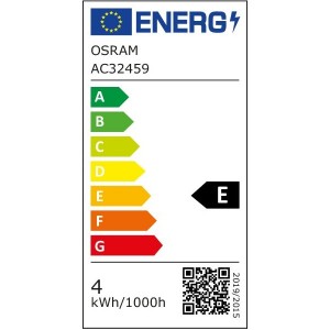 Osram Base átlátszó üveg búra/4W/470lm/2700K/E14 LED kisgömb izzó 3 db 