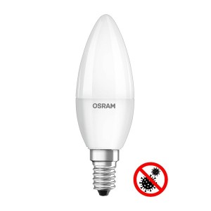 Osram B40/5,5W/470lm/4000K/E14 antibakteriális LED gyertya izzó 