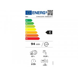 BEKO DVN05320W Mosogatógép