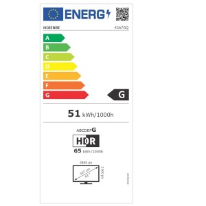 Hisense 43" 43A7GQ 4K UHD Smart QLED TV 