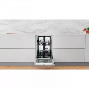 Whirlpool WSBC 3M27 X Beépíthető mosogatógép, bútorlap nélkül 10 teríték, 9 L fogyasztás, 6 program