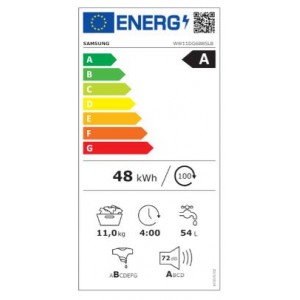 SAMSUNG WW11DG6B85LBU4 Elöltöltős mosógép