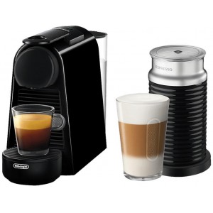 DeLonghi EN 85.BAE Essenza Mini & Aeroccino Nespresso fekete kapszulás kávéfőző