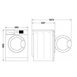 Whirlpool FFD 9489 BCV EE Elöltöltős mosógép