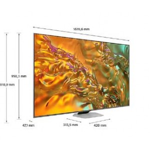 SAMSUNG QE75Q80DATXXH QLED 4K UHD Smart TV, 189 cm