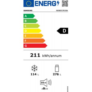 Samsung RB38C676DSA/EF Alulfagyasztós No Frost hűtőszekrény