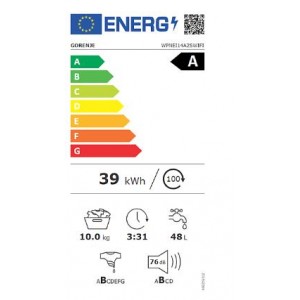 GORENJE WPNEI14A2SWIFI Elöltöltős mosógép