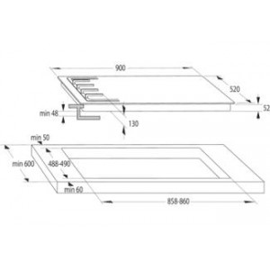 GORENJE GW951MB Beépíthető gáz főzőlap