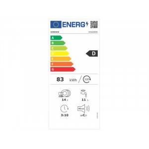 Gorenje GV642D90 Beépíthető teljesen integrálható mosogatógép