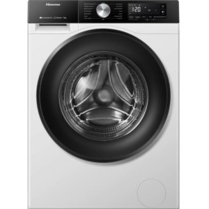 Hisense WF3S9043BW3 Elöltöltős mosógép A Energiaosztály, 9 kg, Normál mélység, 1400 fordulat/perc, Centrifugálási zajszint: 72 dB, Inverter motorral, Gőzfunkció nélkül