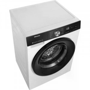 Hisense WF3S9043BW3 Elöltöltős mosógép A Energiaosztály, 9 kg, Normál mélység, 1400 fordulat/perc, Centrifugálási zajszint: 72 dB, Inverter motorral, Gőzfunkció nélkül