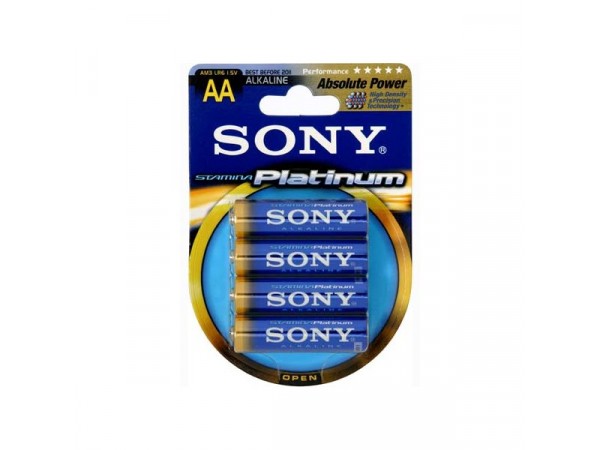 Sony AM3PTB4D LR6 ceruza (AA) alkáli elem 4db Eco Pack csomagolásban 