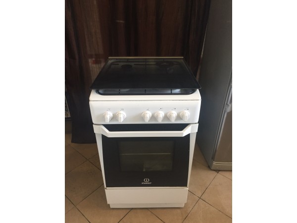 Használt Indesit KN3G21S(W) gáztűzhely [H2392] 