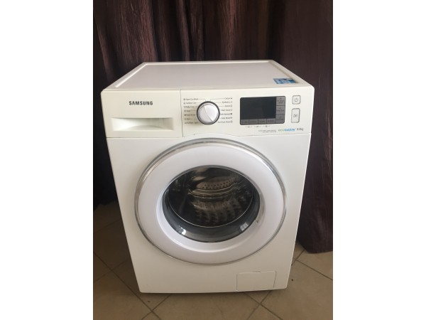 Használt Samsung WF80F5E5W4W elöltöltős mosógép [H3138] 