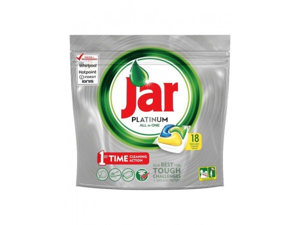 Jar Platinum Yellow Mosogatógép tabletta, 18 db Jar Platinum Yellow Mosogatógép tabletta, 18 db