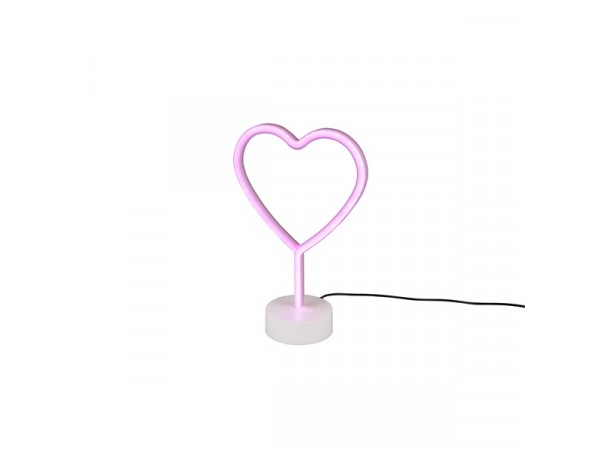 TRIO R55210101 Heart 30,5 cm USB asztali lámpa 