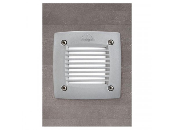 Fumagalli LETI 100 SQUARE ST LED 3W GX53 fehér kültéri beépíthető falilámpa 