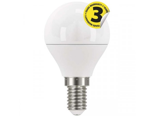 Emos ZQ1220 CLASSIC 6W E14 470 lumen meleg fehér LED kisgömb izzó 