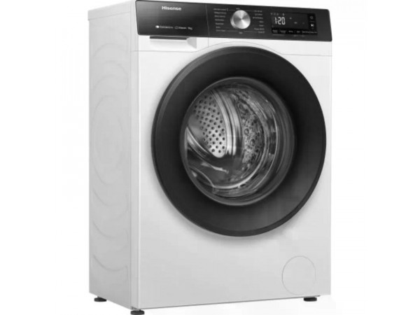 Hisense WF3S9043BW3 Elöltöltős mosógép A Energiaosztály, 9 kg, Normál mélység, 1400 fordulat/perc, Centrifugálási zajszint: 72 dB, Inverter motorral, Gőzfunkció nélkül