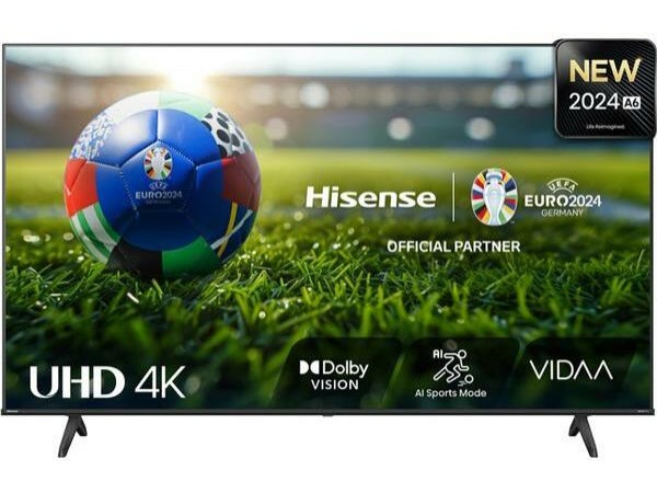 HISENSE 58A6N 4K UHD Smart LED TV, fekete, 146 cm